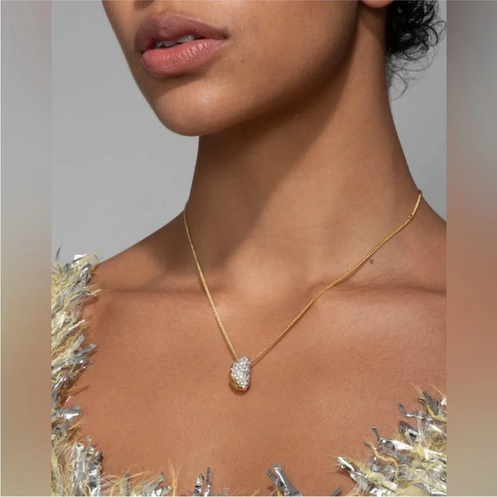 ALEXIS BITTAR • Solanales Crystal Small Pebble Necklace